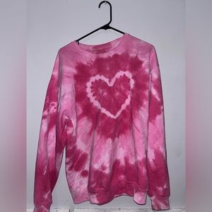 Pink Heart Urban Sweatshirt
